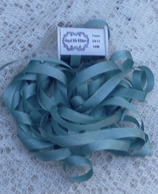 100/% PURE SILK RIBBON 1//4/" CHESTNUT//BROWN 10 YDS 7mm