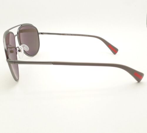 Nuevas gafas de sol Prada Linea Rossa Sport SPS 55R DG1-5K0 pistola mate espejo negro - Imagen 4 de 5