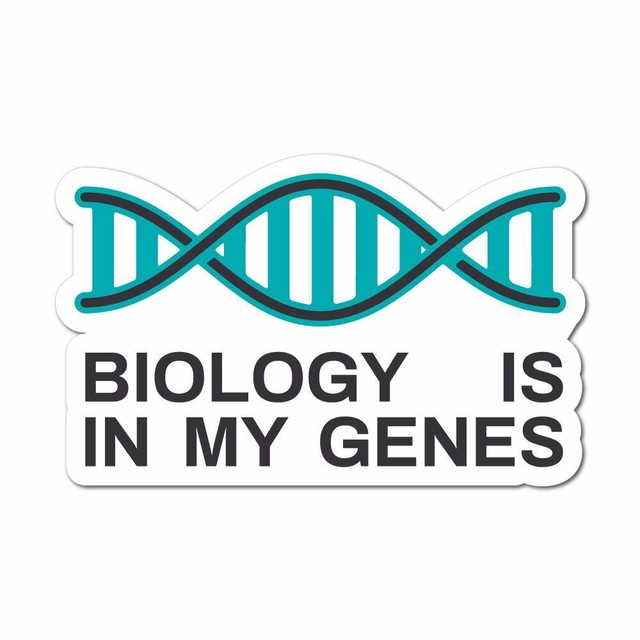 My Genes Can Evolve Limitlessly Biology Is In My Genes Sticker Decal Funny Geek Nerd Science Genius | eBay