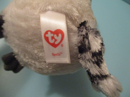Rare Ty Beanie Boos - the 6" Size Owl Spells Blue White Claire's Exclusive MWMT - Picture 4 of 5