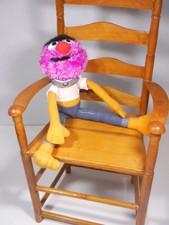 Animal Muppet Drummer Pink Plush Sababa Toys 8 - 9" Henson Collar Jeans Sesame