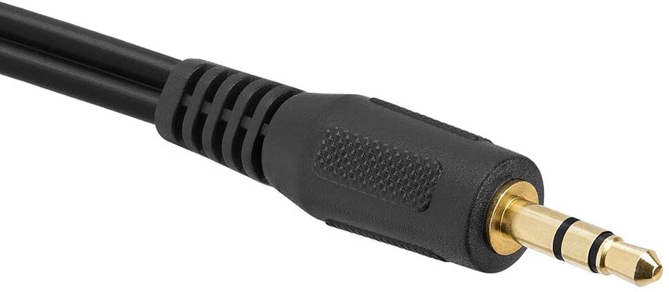 3.5mm to RCA Cable 2RCA to AUX Cord 2-RCA to 3.5mm Adapter Stereo Audio Y-Cable - Picture 3 of 6