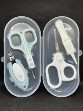 Little Martins Baby Nail Care Kit Clippers Scissors Tweezer Hiking Camping Case