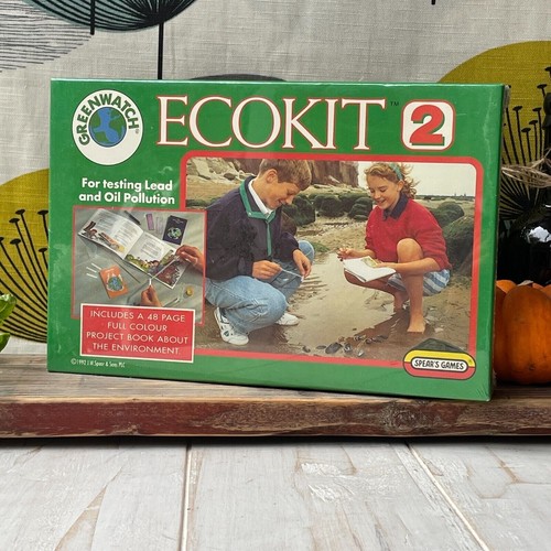 Vintage 1991 Greenwatch EcoKit 2 Lead & Oil Pollution Spear's Games Sealed
