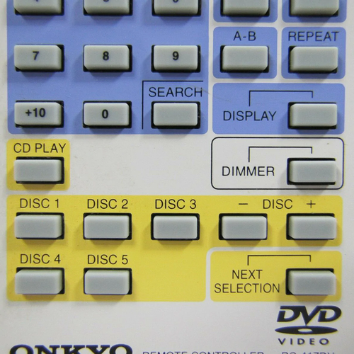 Onkyo RC-417DV Factory Original DVD Player Remote 24140417 para DV-C501 - Imagen 3 de 8