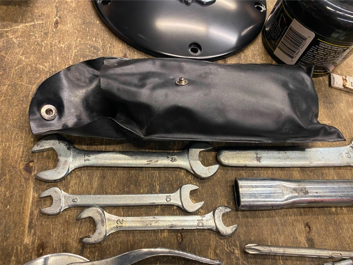 Vtg Kawasaki Factory tool kit 1980's Motorcycle Pliers