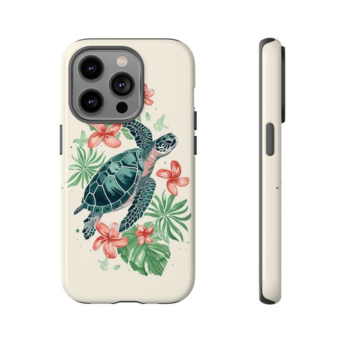 Tropical Turtle Island Flower Phone Case for iPhone, Samsung Galaxy, Pixel - Picture 34 of 175