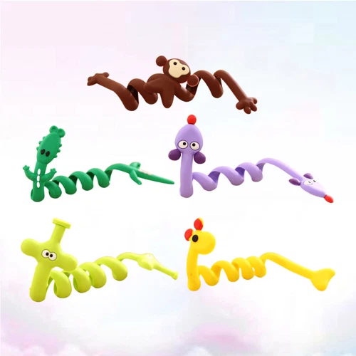  5 PCs Tierwickler Krawatten Für Kopfhöreraufwicklungen Handy-Kabel-Organizer