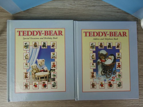 Juego de escritorio de cumpleaños y libreta telefónica de oso de peluche de colección para ocasiones especiales y cumpleaños - Imagen 3 de 8