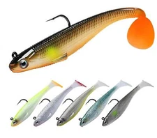 Truscend Shaking Shad Premium Swimbait 3-1/2" | 1/4 Oz (6 Pack)