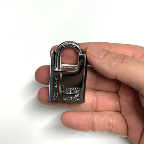 Closed shackle Padlock Outdoor Heavy Duty Shutter Container Bike Shed - 4 KEYS - Picture 10 of 13