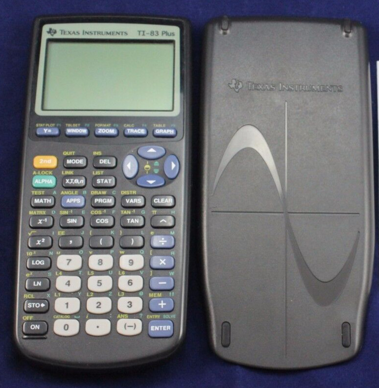 Texas Instruments TI-83 Plus Graphing Calculator with Slide Cover TI83 +