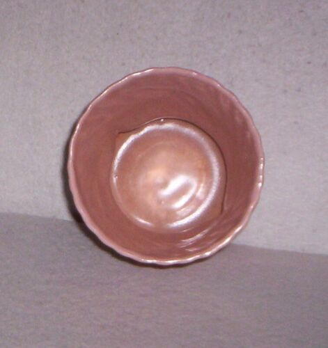 Vintage Brush Pottery Flower Planter Pot with Saucer Pink - Picture 3 of 5
