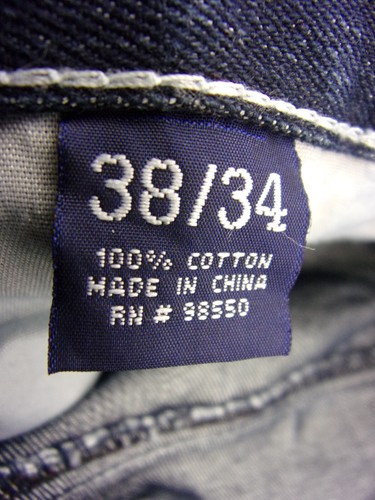 Attitude Gold Dark Blue Jeans Men's 38x34 Series #98550 ATT GLD AG-1 - Picture 3 of 9