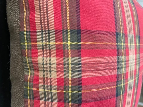 Ralph Lauren Field Jacket Plaid Red/Olive LCF29690F Tartan Pillow Cover All Size - Picture 8 of 16