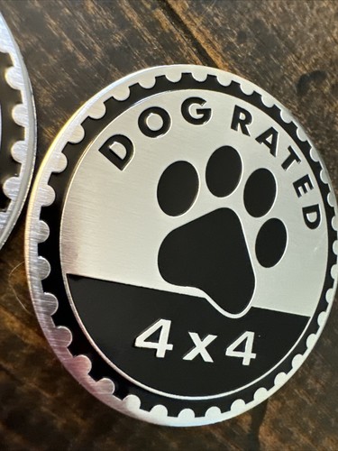 Insignia de guardabarros DEFECTO 4x4 para Jeep Wrangler YJ JL JK JT emblema EE. UU. - Imagen 3 de 5