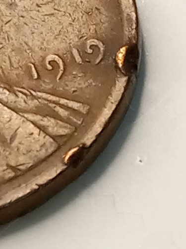 1919-P Lincoln Wheat Cent Penny Error - Picture 2 of 8