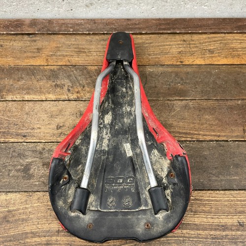 Vintage SDG Bel Air Seat Saddle BMX Mountain Bike MTB Red Black 1990s OG A04 - Picture 15 of 17