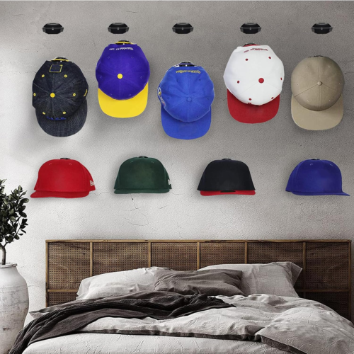 24 Pack Adhesive Hat Hooks for Wall,Hat Rack for Baseball Caps, Hat Hangers for - Picture 5 of 12