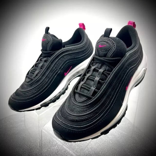 Kids Youth Black & White Nike Air Max 97 Trainers