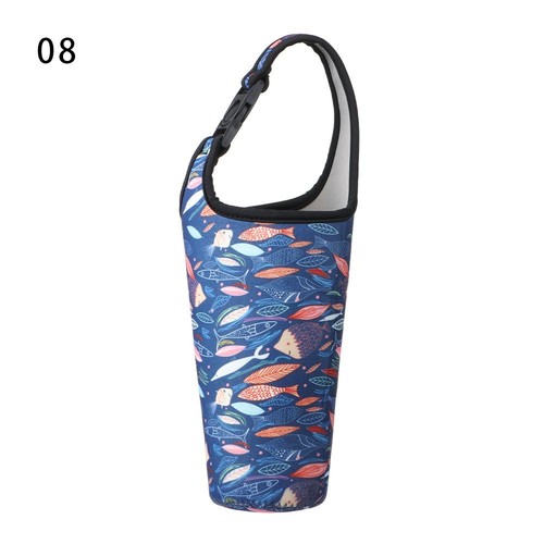 Tumbler Carrier Tote Bag Mug Holder Beverage Bag Water Bottle Bag Cup Sleeve - Imagen 20 de 24