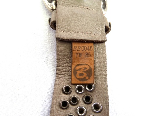 B.Belt LIV-Gürtel 85 cm Leder Nietengürtel 38 mm - Bild 4 von 4