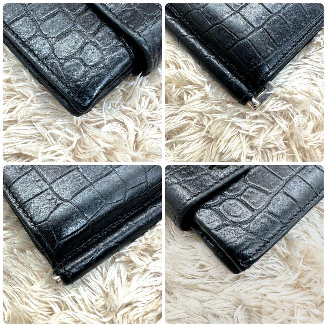 Saint Laurent Wallet Money Clip Bifold Black Leather Unisex Saint Laurent Wallet Money Clip Bifold Black Leather Unisex
