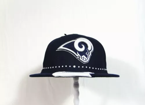 New Era NFL Los Angeles Rams 2019 Draft Day 59FIFTY Fitted Hat Sz 7 3/8 RARE