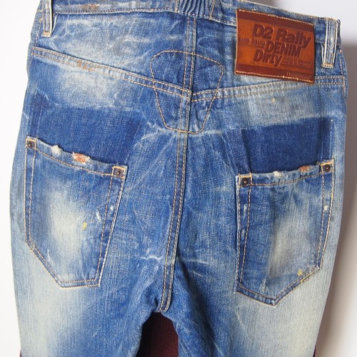 Dsquared2 Jeans Skinny Leg Blue Denim Distressed Womens Size IT 42 US 6 - Picture 3 of 7