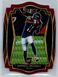 2020  Panini Select #200 Darnell Mooney Maroon Die Cut Prizm RC BEARS