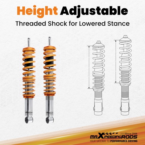 Amortisseurs Combinés Filetés for VW Polo 6N 6N2 1999-2001 Coilovers - Foto 3 di 12