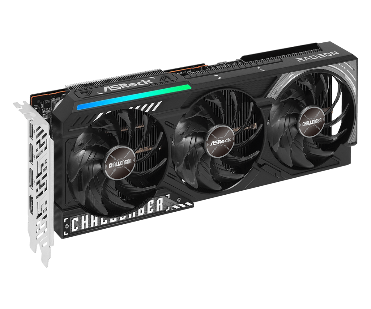 ASRock AMD Radeon RX 9070 Challenger 16GB Graphics Card GDDR6