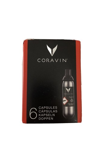 Coravin 410006 Argon Gaskapseln - 6er-Pack - Bild 2 von 4