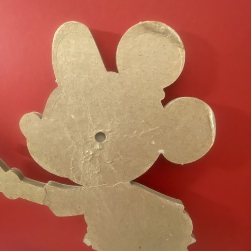 Vintage Mickey Mouse 1950’s Disney Wall Art Pressboard Dekor Plakette LESEN - Bild 9 von 14