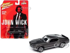 1969 FORD MUSTANG MACH I "JOHN WICK" 1/64 BY JOHNNY LIGHTNING JLPC015-JLSP397