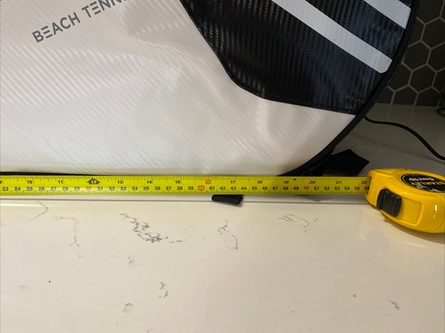 Kona Beach Tennis Bag White Black - Picture 7 of 9