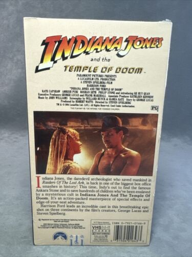 Indiana Jones and the Temple of Doom VHS SEALED 1989 NEW - Picture 3 of 15