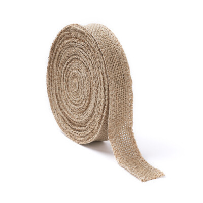 1 Rolle Geflochtenes Hanfband Jutegarn für Hochzeit Geburtstag Dekoration 1 Zoll (25 mm)