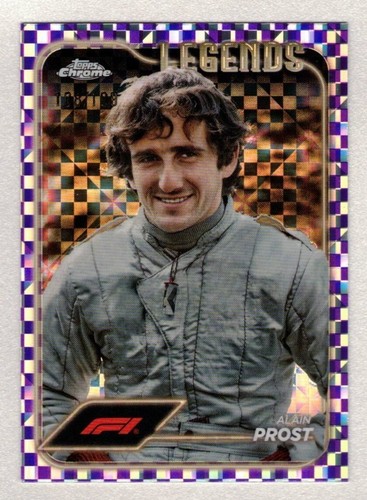 2024 Topps Chrome Formula 1 BASE CHECKER FLAG PURPLE #/199 U Pick FREE Comb Ship - Picture 37 of 38