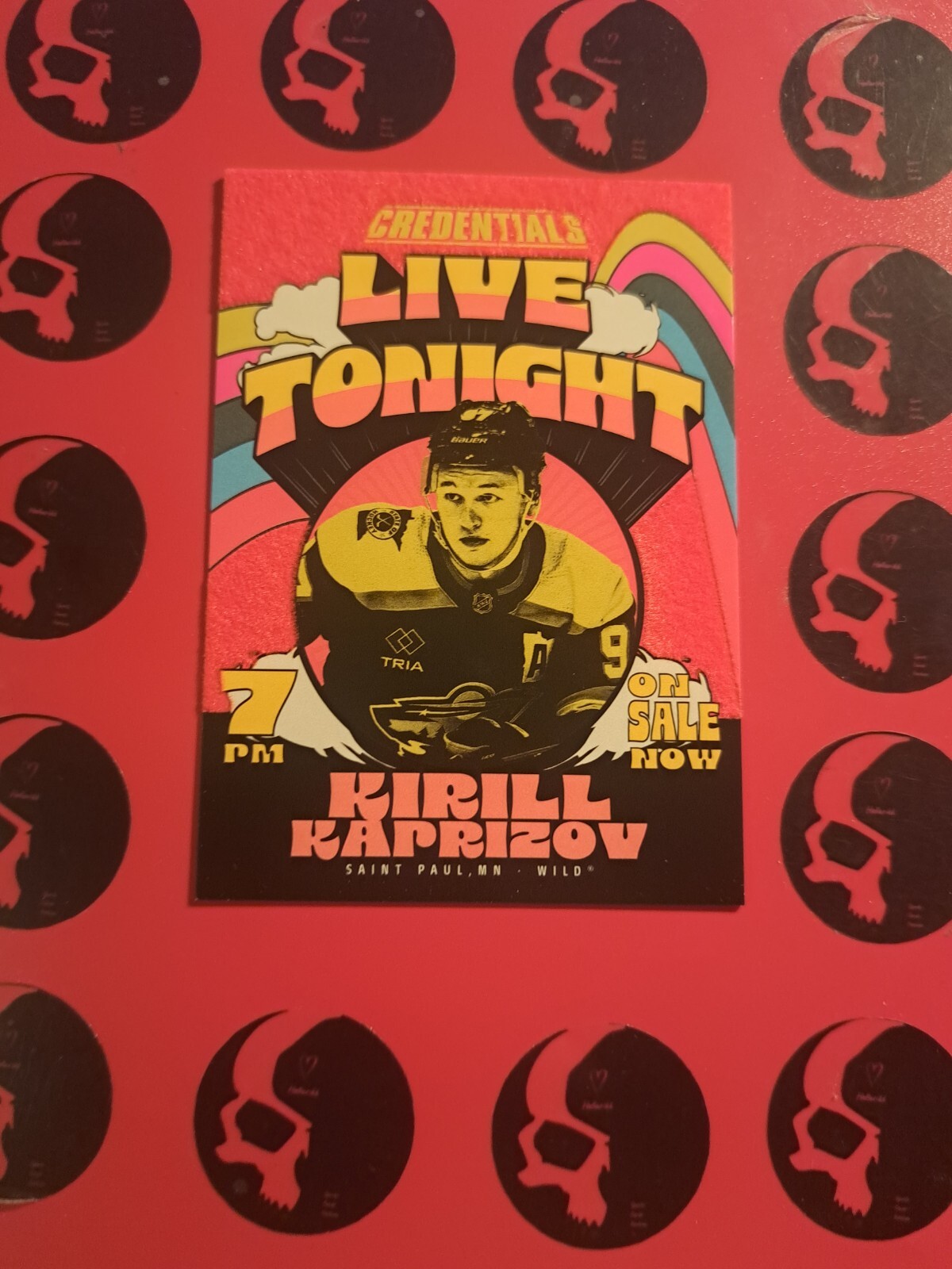 2023-24 Kirill Kaprizov Credentials Live Tonight SP 1:160 # LT-11 Upper Deck