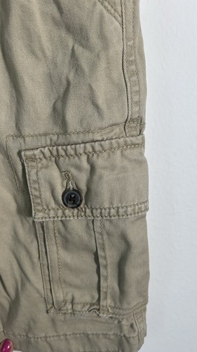 Arizona Teens Size 14 Husky Color Caqui Cargo Shorts (0197) - Picture 7 of 10