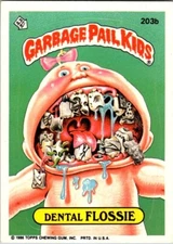 1986 Topps Garbage Pail Kids – Gross, Weird, and Weirdly Valuable Dental Flossie