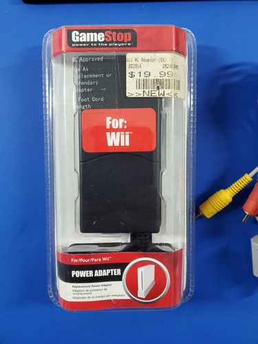 NIP Gamestop Nintendo Wii Power Supply OEM Ac Adapter Wired Sensor Bar AV Cables - Picture 2 of 5