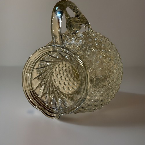 Cut Glass Water Juice Wine Beverage Pitcher Jug Multi-Patterned Hobnail Twisted - Picture 3 of 5