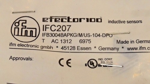 ifm (031) efector 100 IFC207 Induktiver Sensor IFB3004BAPKG/US-104 - Bild 2 von 2