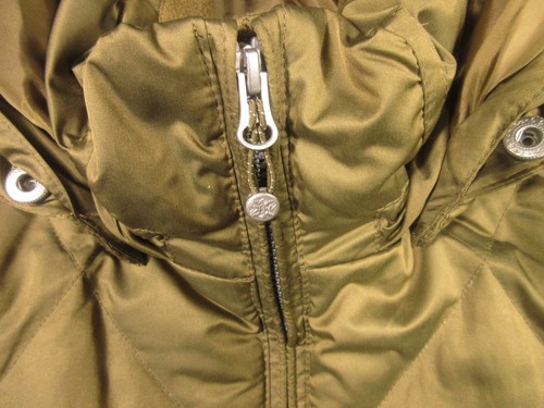 Vintage Eddie Bauer Heavy Goose Down Puffer Jacket Parka Woman XL Belted Hooded - Picture 7 of 12