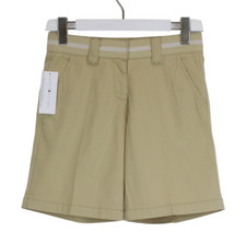 Tommy Hilfiger Class Boston Chino Shorts Women UK 4 Zip Fly Casual And Beige