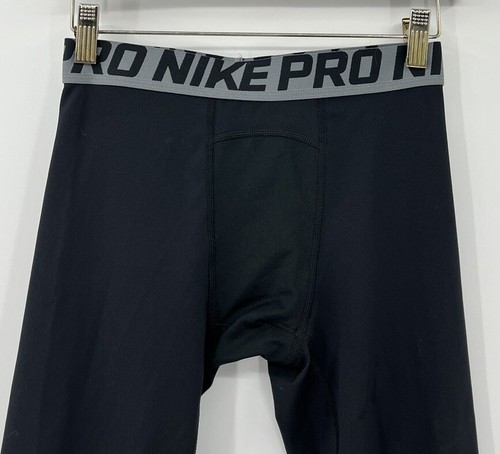 Nike Pro Dri-Fit Compression 3/4 Leggings Black Boys’ Youth Large 858228-011 - Picture 2 of 8