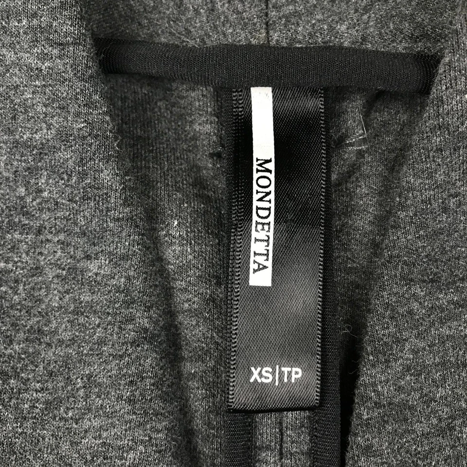 Mondetta Jacket Womens XS Regular Gray Knit Open Heavyweight Coatigan - Image 3 of 4