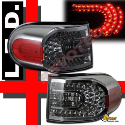 Smoke LED Tail Lights Lamps 1 Pair Plug & Play For 07-14 Toyota FJ Cruiser